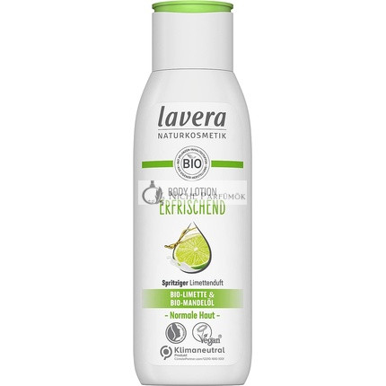 Lavera Frissítő Testápoló Bio Lime és Mandulaolaj Illattal, 200ml