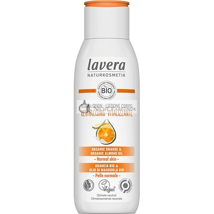 Lavera Revitalizáló Testápoló Krém Organikus Narancs és Organikus Mandulaolajjal, 200ml