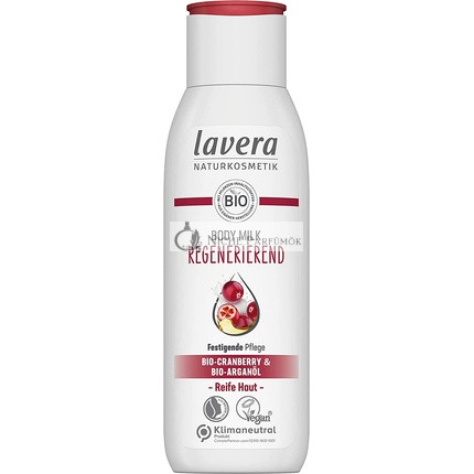 lavera Regeneráló Testápoló Tej Bio Áfonya & Bio Argánolaj, 200ml