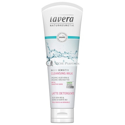 Lavera Basis Sensitiv Tisztító Tej 125ml - Vegán és Organikus Bőrápolás