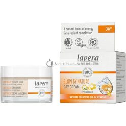   lavera GLOW BY NATURE Nappali Krém Q10 és C-vitaminnal, 50 ml - PETA Tanúsítványos