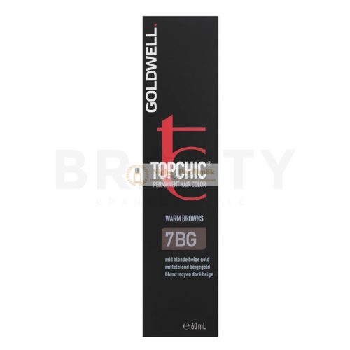 Goldwell Topchic Hair Color professzionális permanens hajszín 7BG 60 ml