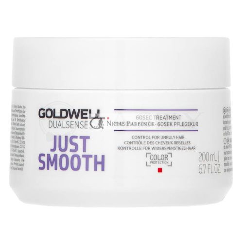 Goldwell Dualsenses Just Smooth 60sec Treatment Bändigende Haarmaske für widerspenstiges Haar 200 ml