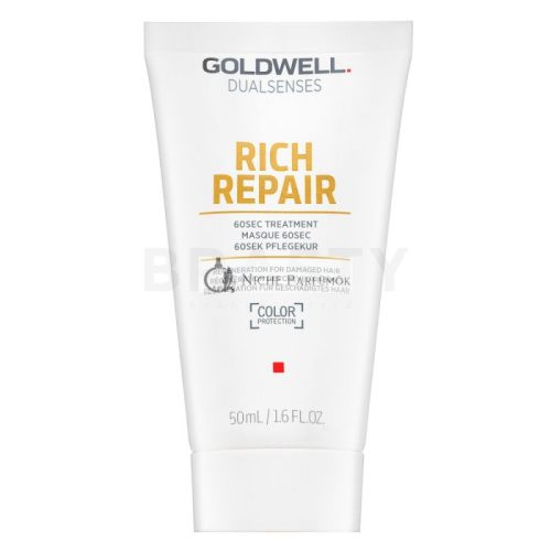 Goldwell Dualsenses Rich Repair 60sec Treatment Haarmaske für trockenes und geschädigtes Haar 50 ml