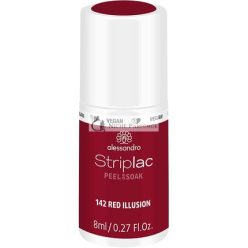   alessandro Striplac Peel or Soak Vegan LED Körömlakk Rich Red, 8ml