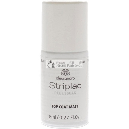 Alessandro Striplac Peel or Soak-Off Körömlakk Top Coat Matt