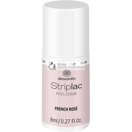 alessandro Striplac Peel or Soak French Rosé LED Körömlakk 8ml French Pink - 1 Üveg