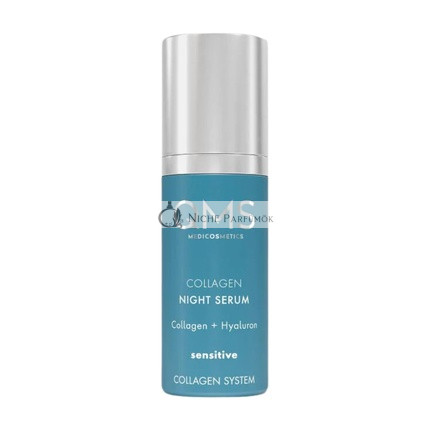 QMS Medicosmetics Kollagén Éjszakai Szérum Érzékeny Bőrre, Anti-Aging Bőrápolás
