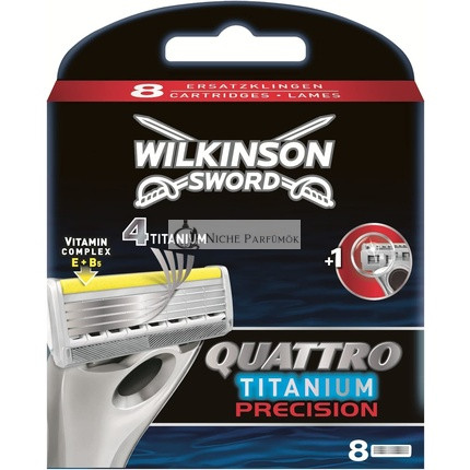 Wilkinson Sword Quattro Titanium Präzisionsrasierklingen