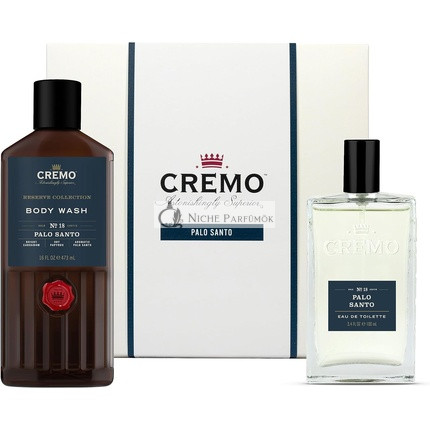 Cremo Palo Santo Ajándékcsomag Férfiaknak Eau de Toilette 100ml, Tusfürdő 473ml