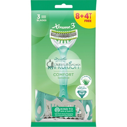 Einwegrasierer für Frauen My Intuition Comfort Sensitive 8 + 4 Stück