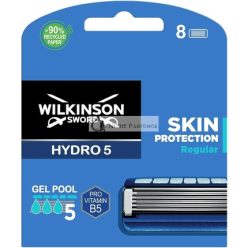   Wilkinson Sword Hydro 5 Borotvapengék Férfiaknak 8 Borotvapenge Utántöltő Hidratáló Géllel és Precíziós Trimmel