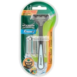   Wilkinson Sword Xtreme3 3-Klingen-Rasierer + 5 Rasierklingen-Einsätze