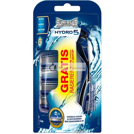 Wilkinson Sword Hydro 5 Vorteilspaket Rasierklingen mit Herrenrasierer