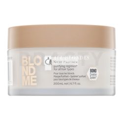   Schwarzkopf Professional BlondMe All Blondes Detox Mask erősítő maszk szőke hajra 200 ml