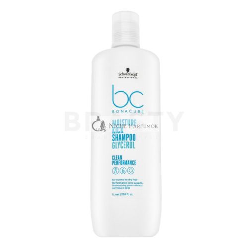 Schwarzkopf Professional BC Bonacure Moisture Kick Shampoo Glycerol Pflegeshampoo für normales bis trockenes Haar 1000 ml