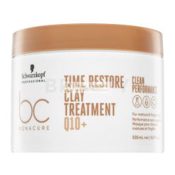   Schwarzkopf Professional BC Bonacure Time Restore Clay Treatment Q10+ erősítő maszk érett hajra 500 ml