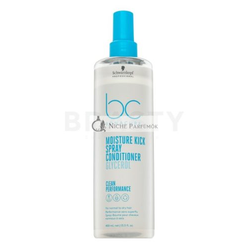 Schwarzkopf Professional BC Bonacure Moisture Kick Spray Conditioner Glycerol öblítés nélküli kondicionáló hidratáló hatású 400 ml