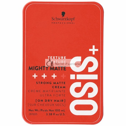 Schwarzkopf Professional Osis+ Mighty Matte Mattierungscreme für extra starke Fixation 100 ml