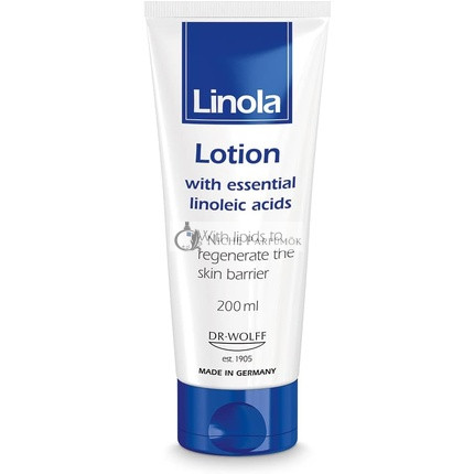 Linola Lotion 200ml - Hidratáló lotion száraz vagy érzékeny bőrre, neurodermatitis hajlamú