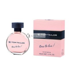   Tom Tailor Női Parfüm Time to Live! 50ml - Mandarin, Citrom és Édes Zöld Liliom Illatokkal