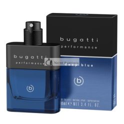   Bugatti Performance Deep Blue - 100ml Férfi Eau de Toilette - Bergamot, Bors, Szantálfa, Pézsma, Borostyán