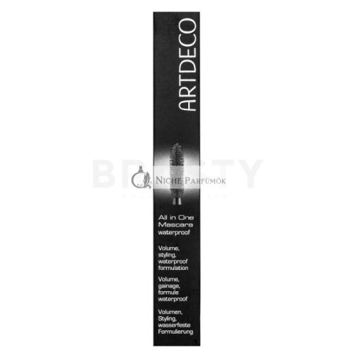 Artdeco All In One Mineral Mascara Waterproof wasserfeste Wimperntusche für verlängerte Wimpern und Volumen Black 10 ml