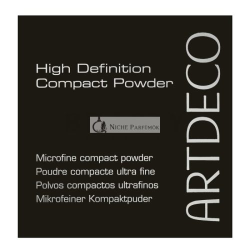 Artdeco High Definition Compact Powder Puder für eine einheitliche und aufgehellte Gesichtshaut 8 Natural Peach 10 g