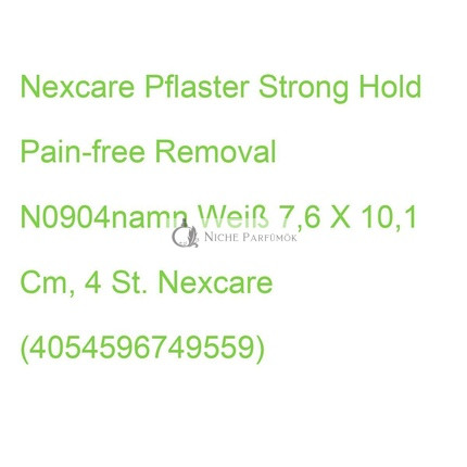 Nexcare Erős Tartású, Fájdalommentes Eltávolítású Ragtapasz, Fehér, 7.6 x 10.1 cm, 4 db