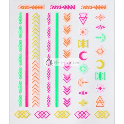 Essence Neon Vibes Nagelkunst Aufkleber Mehrfarbig 49 Stück