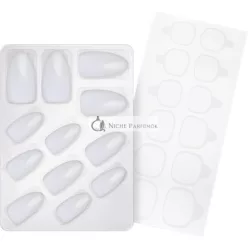   Essence Körömstílus Köröm Művészeti Készlet 15 Keep It Basic White Intenzív Szín Fényes - 12 db