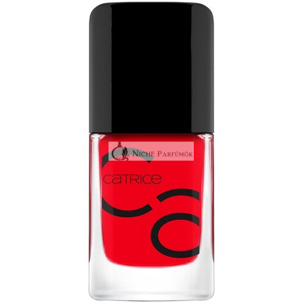 Catrice ICONAILS Gél Lakk No. 140 Vive l'Amour Piros Hosszan Tartó Fényes Vegán Körömlakk 10,5ml