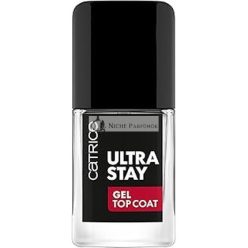   Catrice Ultra Stay Gel Top Coat - Átlátszó, Tartós, Gyorsan Száradó, Vegan, 10ml