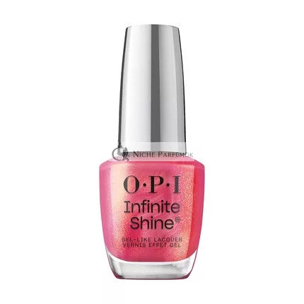 OPI Infinite Shine Hosszantartó Fényes Gyöngyház Finish Opaqe Piros Körömlakk, 15 ml