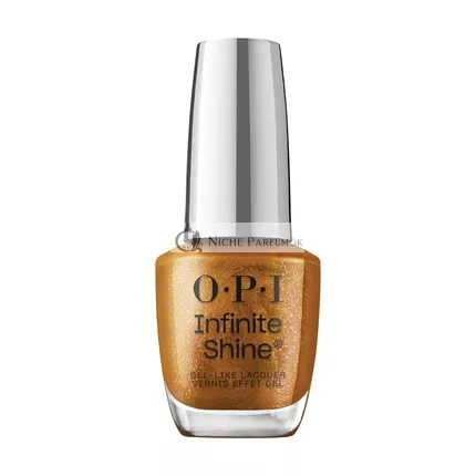OPI Infinite Shine Hosszan Tartó Sötét Fémes Hatású Opaqe Barna Körömlakk, 15 ml