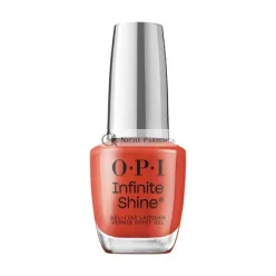  OPI Infinite Shine Hosszantartó Sötét Krémes Opaqe Piros Körömlakk, 15 ml