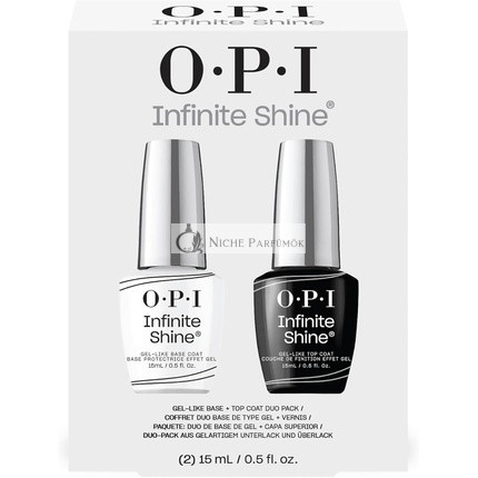 OPI Infinite Shine Silk Duo Pack Set mit Nagellacken 2 x 15 ml
