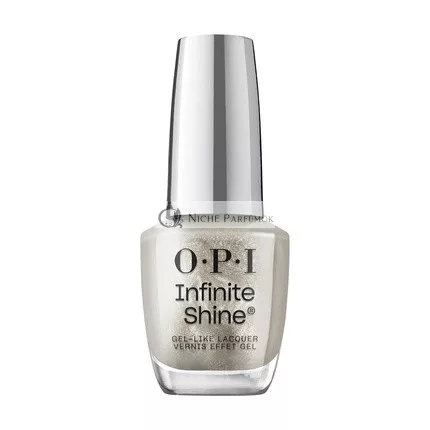 OPI Infinite Shine Hosszantartó Fényes Fémes Szürke Körömlakk, 15 ml