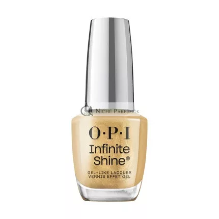 OPI Infinite Shine Hosszantartó Bright Metallic Finish Sheer Gold Körömlakk, 15ml