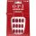 OPI xPRESS/ON Drucknägel und Nagelöl 30 Stück Wiederverwendbare Falsche Nägel mit bis zu 14 Tagen Halt Tiefenpflegendes Gel-ähnliches Salon-Maniküre Rot/Rosa Nagellack Big Apple Red