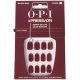 OPI xPRESS/ON Press On Nägel - Bis zu 14 Tage Haltbarkeit, Gel-ähnliche Salon-Maniküre, Vegane Nachhaltige Verpackung, Kurze Rote Nägel, Malaga Wein