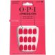 OPI xPRESS/ON Press-On Nägel & Nagelhautöl 30 Stück Wiederverwendbare Falsche Nägel mit bis zu 14 Tagen Tragekomfort Tiefen-nährende Gel-ähnliche Salon-Maniküre Rot/Rosa Nagellack Erdbeer-Margarita
