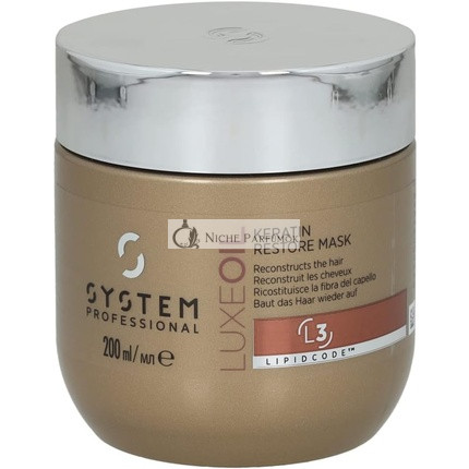 Wella SP Energy Code Luxe Oil Keratin Restore Maske L3
