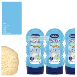   2in1 Gyerek Sampon és Zuhanyzselé Schiggy Vegán Szivaccsal, 230ml