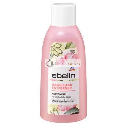 Ebelin Acetonmentes Körömlakklemosó Rózsa Illattal - 200ml
