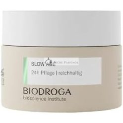   BIODROGA Bioscience Institute Slow Age 24H Gazdag Ápolás 50ml, Anti-Aging Hidratáló, Csökkenti a Ráncokat és Finom Vonásokat, Energizáló Fekete Erdő Komplexummal az Életteli Bőrért