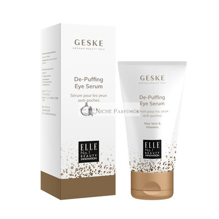 Geske De-Puffing Szemszérum Sötét Karikák és Puffadt Szemek Ellen Aloe Val