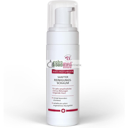 Sebamed Anti-Redness Gyengéd Tisztító Hab Rosaceára, 150ml