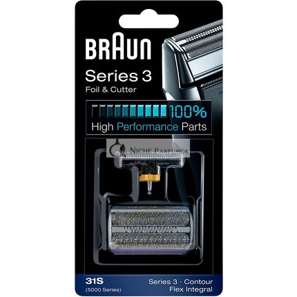 Braun Series 3 Folien Silber Ersatzrasierklinge