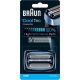 Braun Series 4 Elektrischer Rasierer Ersatzkopf Kompatibel mit Allen CoolTec Elektrischen Rasierern 40B Blau